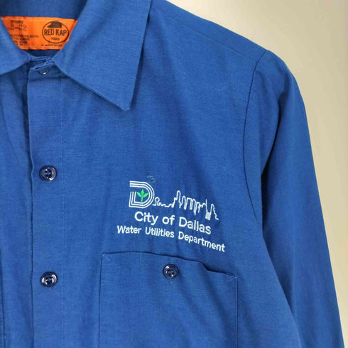 レッドキャップ RED KAP ホンジュラス製 City of Dallas ダブルポケット ワークシャツ メンズ import:S