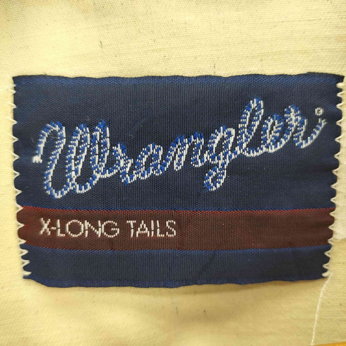 ラングラー Wrangler 90S 刺繍タグ マルチカラー ストライプ ウエスタンシャツ メンズ