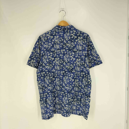 ポロバイラルフローレン Polo by RALPH LAUREN 90S 総柄 コットン オープンカラー ポロシャツ メンズ import:L