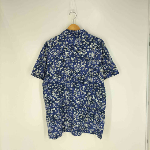 ポロバイラルフローレン Polo by RALPH LAUREN 90S 総柄 コットン オープンカラー ポロシャツ メンズ import:L