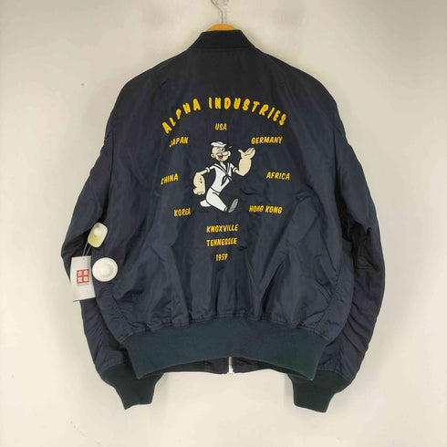 アルファインダストリーズ ALPHA INDUSTRIES MA-1ジャケット メンズ import:L