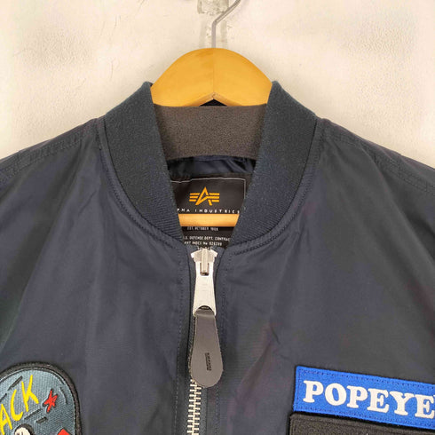 アルファインダストリーズ ALPHA INDUSTRIES MA-1ジャケット メンズ import:L