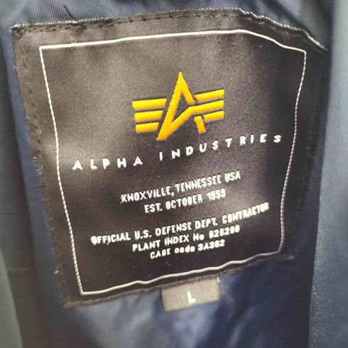 アルファインダストリーズ ALPHA INDUSTRIES MA-1ジャケット メンズ import:L