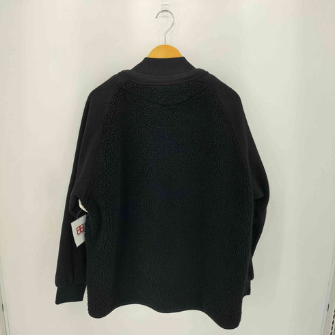 ユニクロ UNIQLO パイピングデザイン ノーカラー フリースジャケット メンズ XL