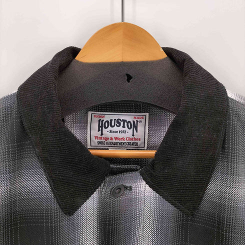 ヒューストン HOUSTON オンブレ チェック ビエラ カバーオール Ombre Check Viyella Coverall メンズ JPN:XL