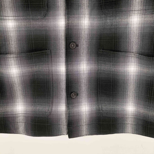 ヒューストン HOUSTON オンブレ チェック ビエラ カバーオール Ombre Check Viyella Coverall メンズ JPN:XL