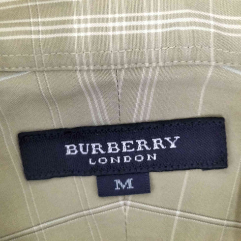 バーバリーロンドン BURBERRY LONDON ロゴ刺繍 レギュラーカラーシャツ メンズ import:M