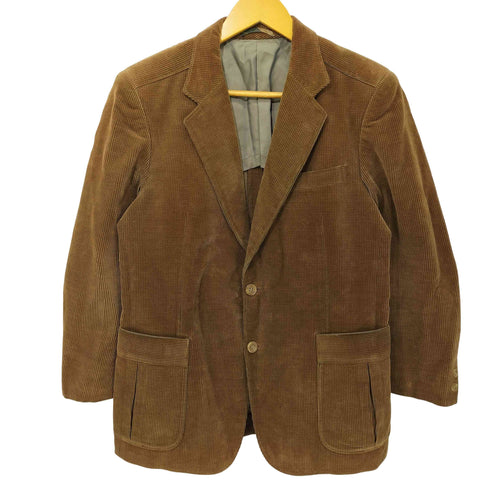 ザスコッチハウス The Scotch House コットンウール 2B コーデュロイ テーラードジャケット メンズ 胸囲96 胴囲86 身長170