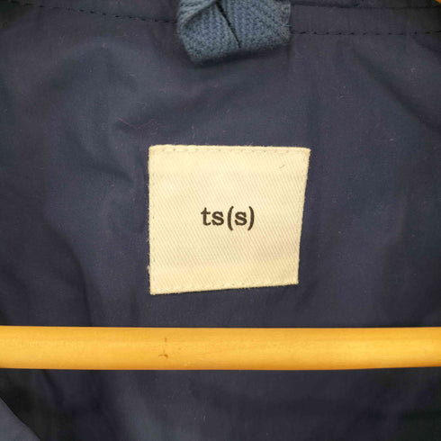 s ts キルティングデザイン スタンドカラー 中綿 パデッド ベスト メンズ