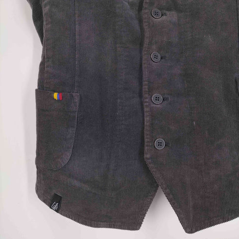 LOFT 1 イタリア製 細畝 コーデュロイ ベスト メンズ import:M