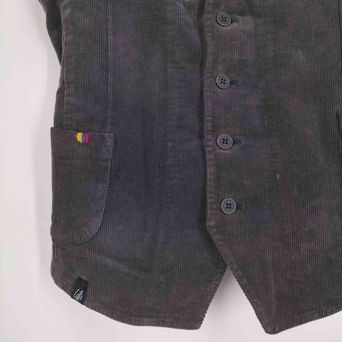 LOFT 1 イタリア製 細畝 コーデュロイ ベスト メンズ import:M