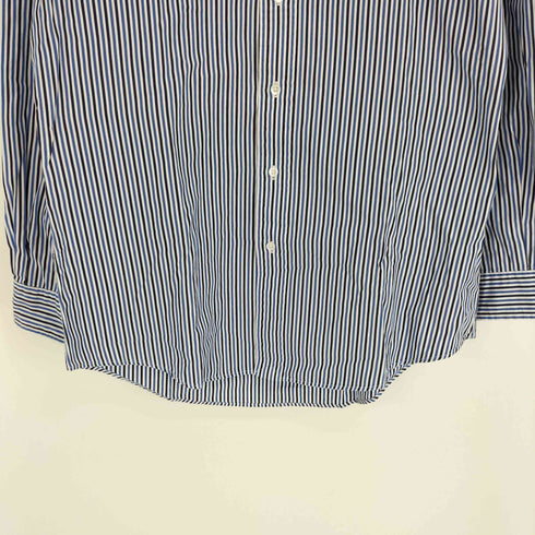 ポロバイラルフローレン Polo by RALPH LAUREN 90S ポニー刺繍 ストライプ L/S BD シャツ メンズ import:M