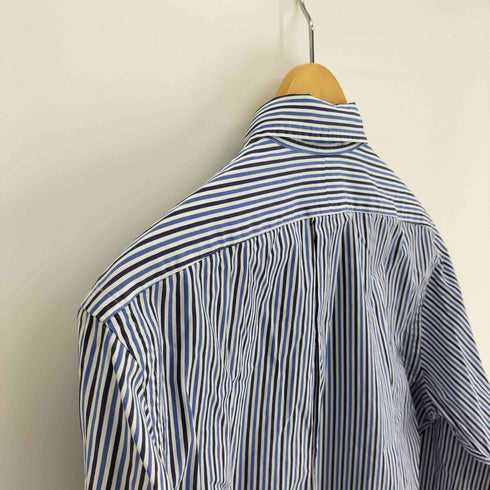 ポロバイラルフローレン Polo by RALPH LAUREN 90S ポニー刺繍 ストライプ L/S BD シャツ メンズ import:M