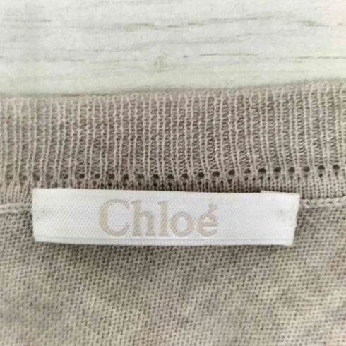 クロエ Chloe ウールクルーネックカーディガン レディース import:XS