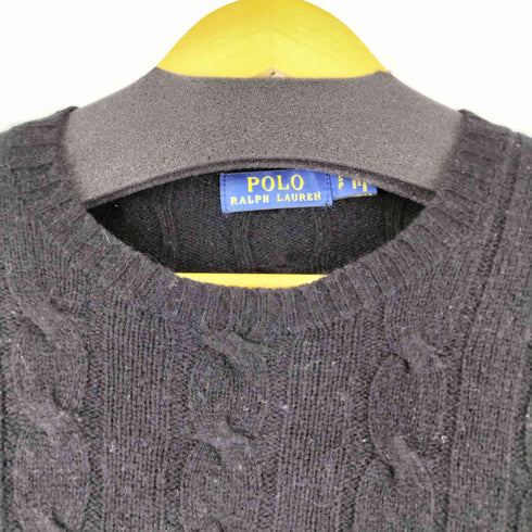 ポロラルフローレン POLO RALPH LAUREN スモールポニー刺繍ケーブルニット レディース import:S