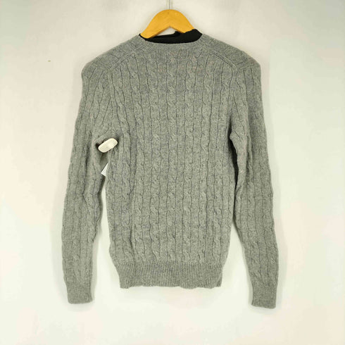 ポロラルフローレン POLO RALPH LAUREN スモールポニー刺繍カシミヤ混ケーブルニット レディース import:S