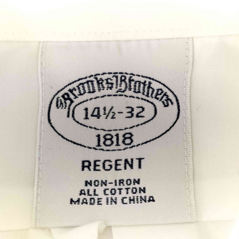 ブルックスブラザーズ BROOKS BROTHERS REGENT レギュラーカラーシャツ メンズ 14 1/2-32