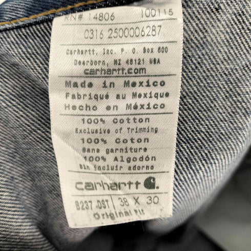 カーハート Carhartt メキシコ製 ペインター デニム パンツ メンズ 38×30