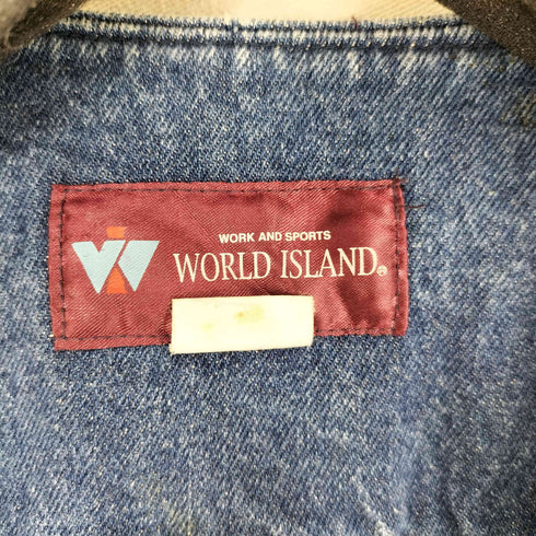 WORLD ISLAND デニムベスト メンズ LL