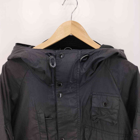 バブアー Barbour イングランド製 ZIP PARKA マルチポケット ワックス オイルドコート メンズ M
