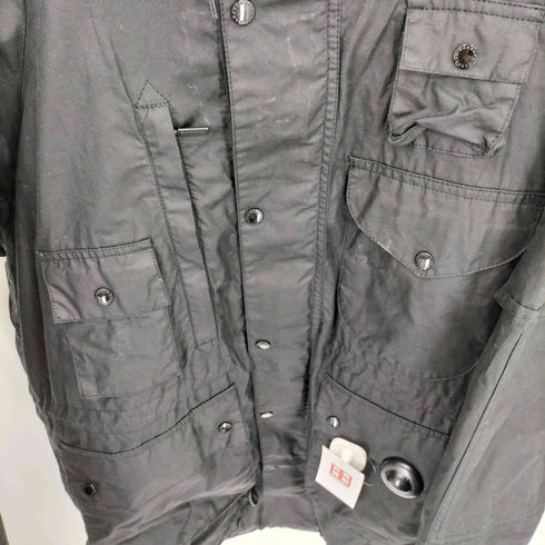 バブアー Barbour イングランド製 ZIP PARKA マルチポケット ワックス オイルドコート メンズ M
