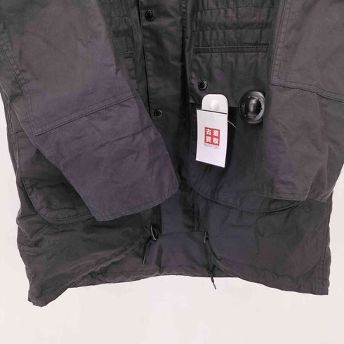 バブアー Barbour イングランド製 ZIP PARKA マルチポケット ワックス オイルドコート メンズ M