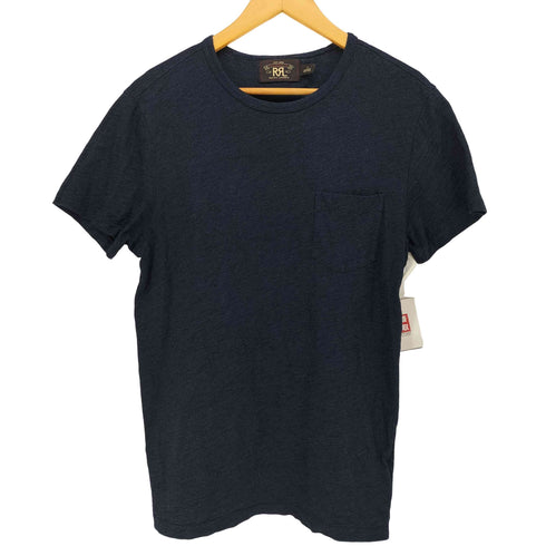 ダブルアールエルラルフローレン RRL RALPH LAUREN 藍染め クルーネック S/S ポケット Tシャツ メンズ import:S