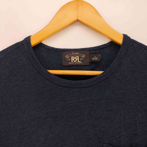 ダブルアールエルラルフローレン RRL RALPH LAUREN 藍染め クルーネック S/S ポケット Tシャツ メンズ import:S