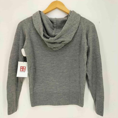 ジョンスメドレー JOHN SMEDLEY 英国製 メリノウール ニット プルオーバーパーカー レディース XXS