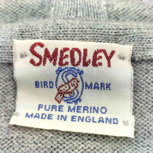 ジョンスメドレー JOHN SMEDLEY 英国製 メリノウール ニット プルオーバーパーカー レディース XXS