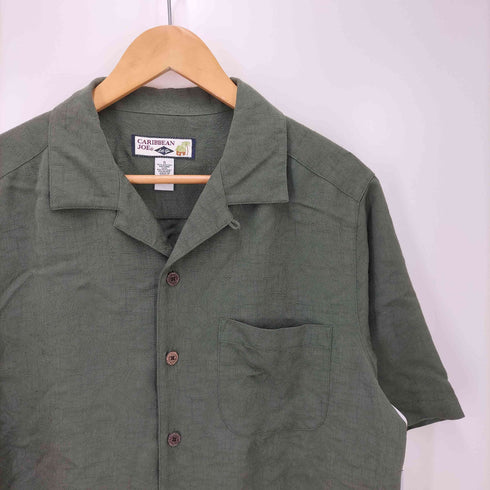 カリビアンジョー CARIBBEAN JOE 総柄 レーヨンアロハシャツ メンズ JPN:S