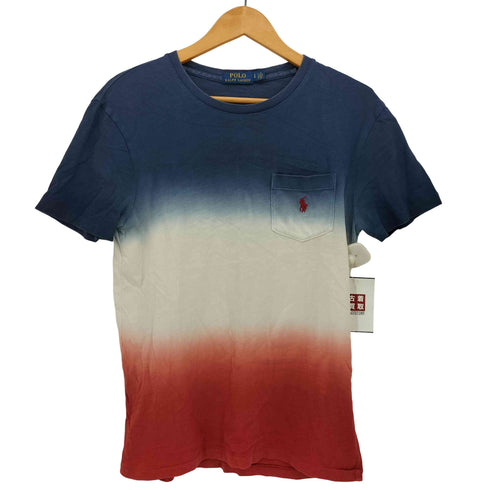 ポロラルフローレン POLO RALPH LAUREN ポニー 刺繍 グラデーション S/S ポケット Tシャツ メンズ import:S