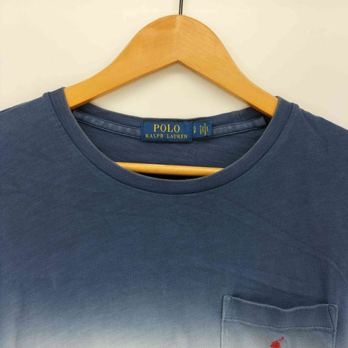 ポロラルフローレン POLO RALPH LAUREN ポニー 刺繍 グラデーション S/S ポケット Tシャツ メンズ import:S