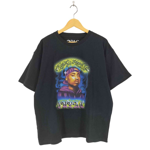 2023 フロントプリントラップTシャツ メンズ L