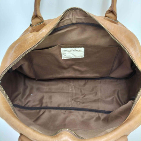 ミハラヤスヒロ MIHARA YASUHIRO 炙り出し レザー ハンドバッグ archives レディース