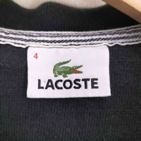 ラコステ LACOSTE 鹿の子刺繍 ボーダー L/S ポロシャツ メンズ 4