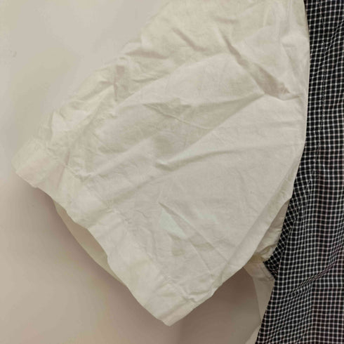 フレッドペリー FRED PERRY グラフチェック ロゴ刺繍 S/S クレリック シャツ メンズ import:M