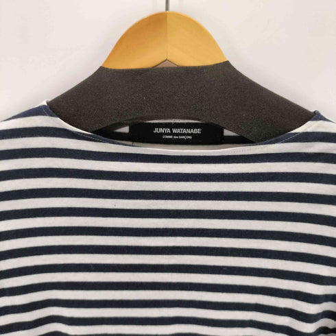 ジュンヤワタナベコムデギャルソン JUNYA WATANABE COMME des GARCONS 七分袖 ボーダーカットソー レディース