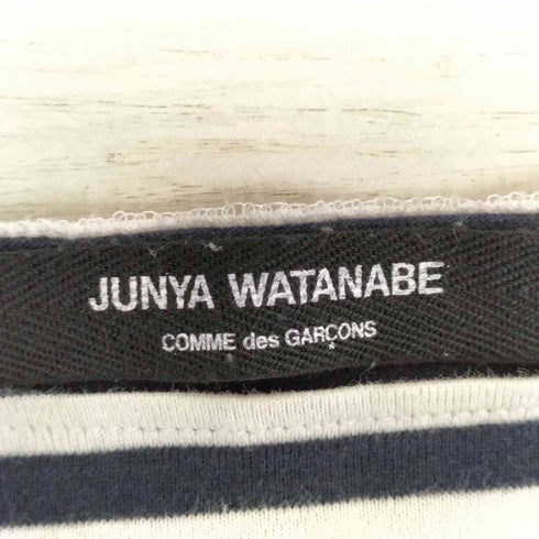 ジュンヤワタナベコムデギャルソン JUNYA WATANABE COMME des GARCONS 七分袖 ボーダーカットソー レディース
