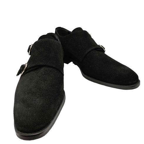 Aristo Primo 日本製 ダブルモンク スエード ビジネス シューズ メンズ JPN:24