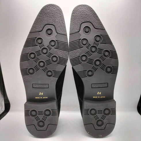 Aristo Primo 日本製 ダブルモンク スエード ビジネス シューズ メンズ JPN:24