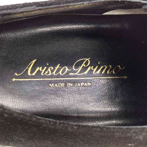 Aristo Primo 日本製 ダブルモンク スエード ビジネス シューズ メンズ JPN:24