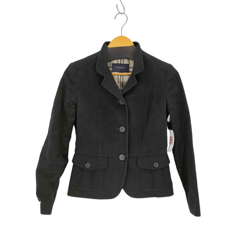 バーバリーロンドン BURBERRY LONDON 裏地ノバチェック コットンテーラードジャケット レディース 38