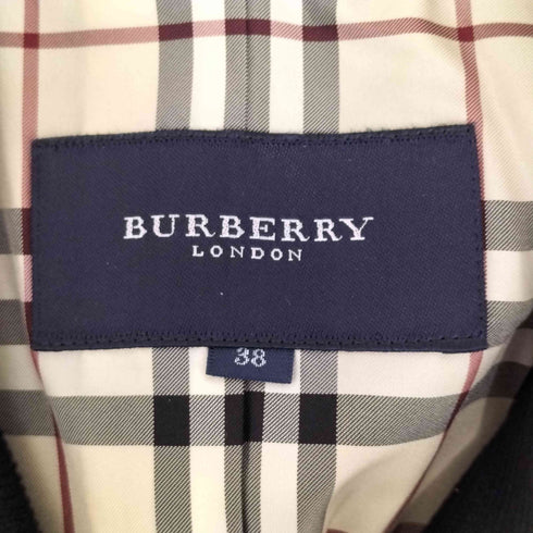 バーバリーロンドン BURBERRY LONDON 裏地ノバチェック コットンテーラードジャケット レディース 38