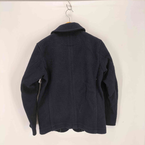 ダントン DANTON VETEMENTS DE TRAVAIL くるみボタン ラウンドカラー ウールモッサ シングルジャケット メンズ 42