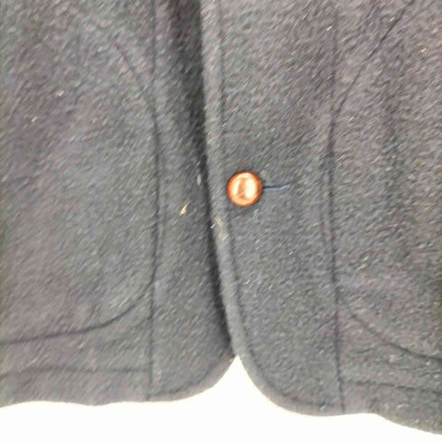 ダントン DANTON VETEMENTS DE TRAVAIL くるみボタン ラウンドカラー ウールモッサ シングルジャケット メンズ 42