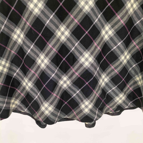 バーバリーロンドン BURBERRY LONDON ウールチェックスカート レディース 38