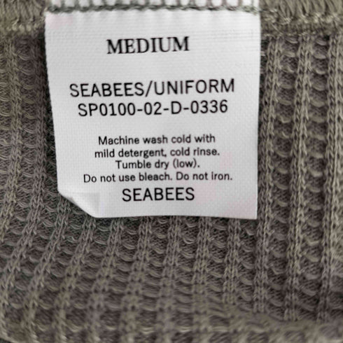 SEABEES Pigment Crew Neck Thermal サーマル ロンT メンズ JPN:M