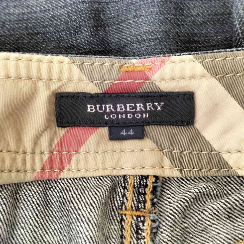 バーバリーロンドン BURBERRY LONDON クロップドインディゴデニム レディース JPN:44