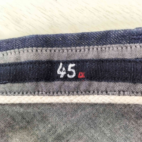 フォーティファイブアールピーエム 45rpm デニムスラックスパンツ メンズ